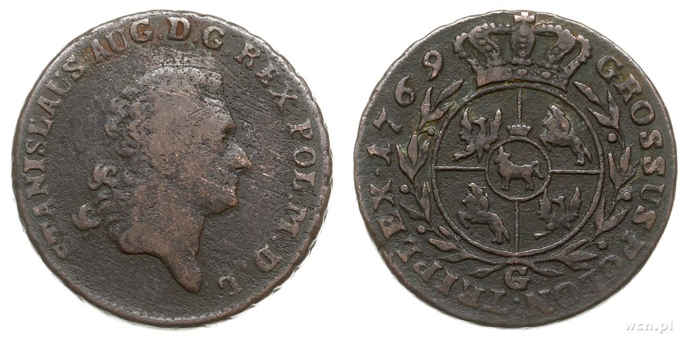 Polska, trojak, 1769/G