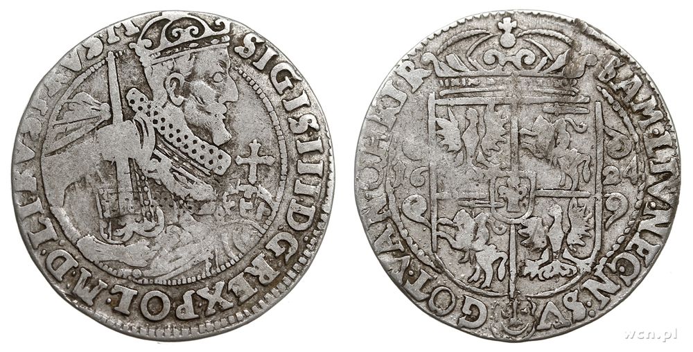 Polska, ort, 1624