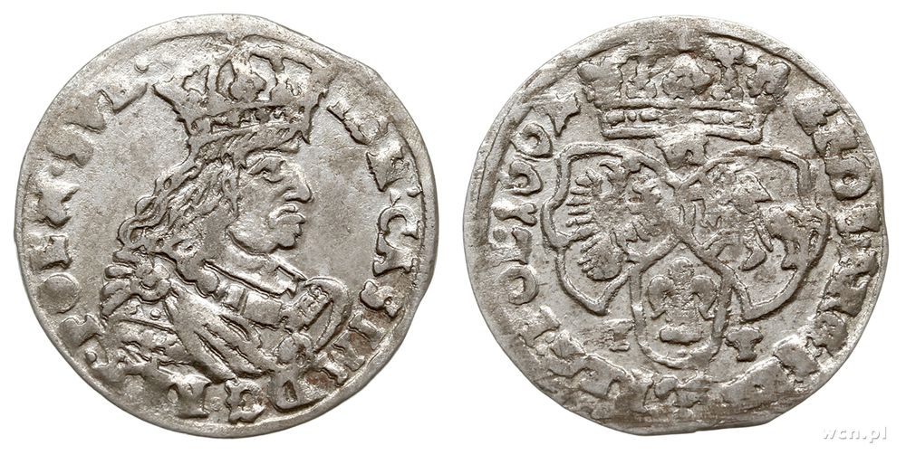 Polska, szóstak, 1662/T-T