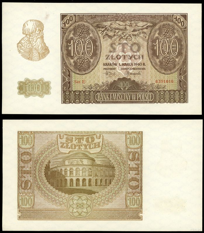 Polska, 100 złotych, 1.03.1940
