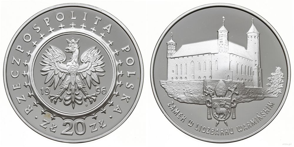 Polska, 20 złotych, 1996