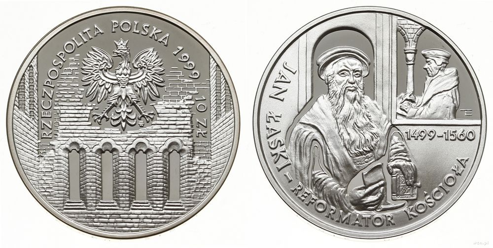 Polska, 10 złotych, 1999