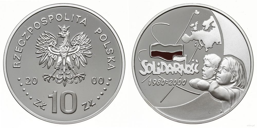 Polska, 10 złotych, 2000