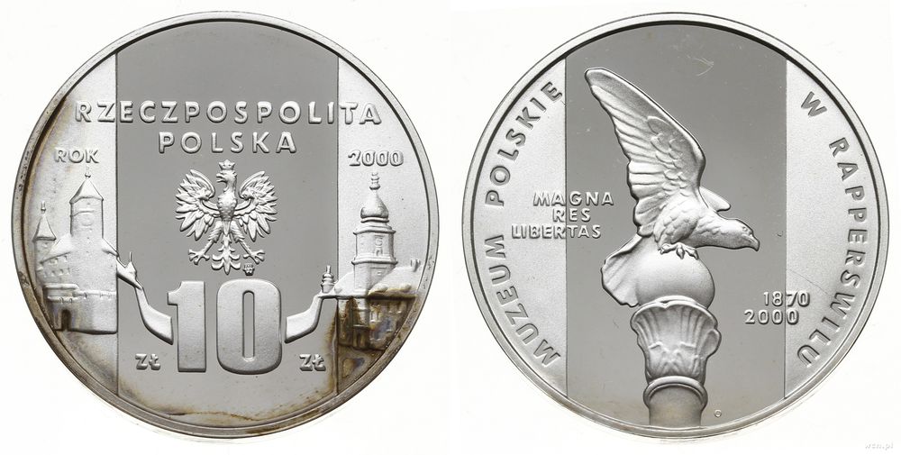 Polska, 10 złotych, 2000