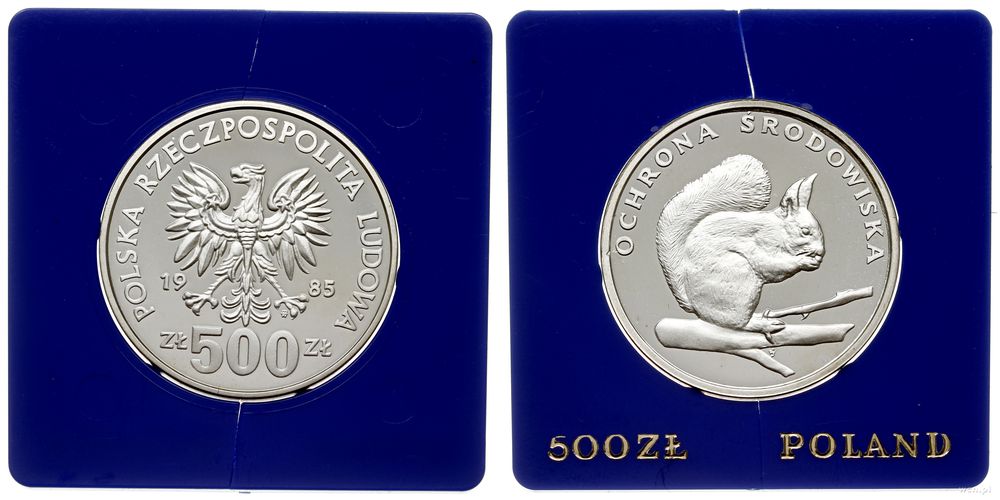 Polska, 500 złotych, 1985