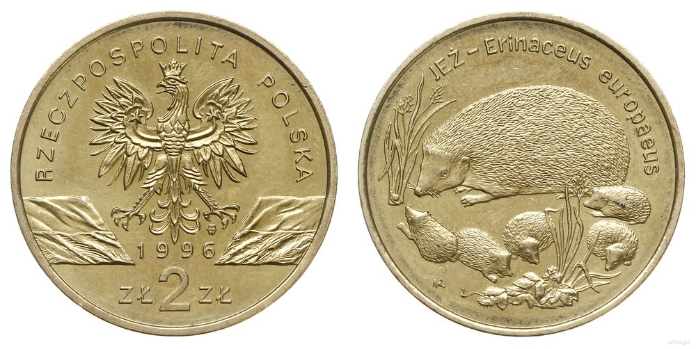 Polska, 2 złote, 1996