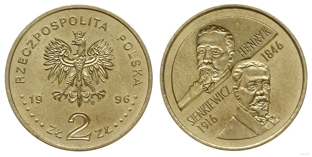 Polska, 2 złote, 1996
