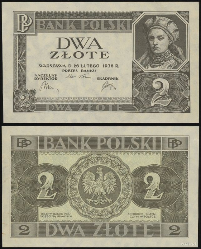 Polska, 2 złote, 26.02.1936
