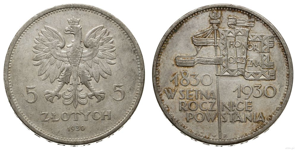 Polska, 5 złotych, 1930