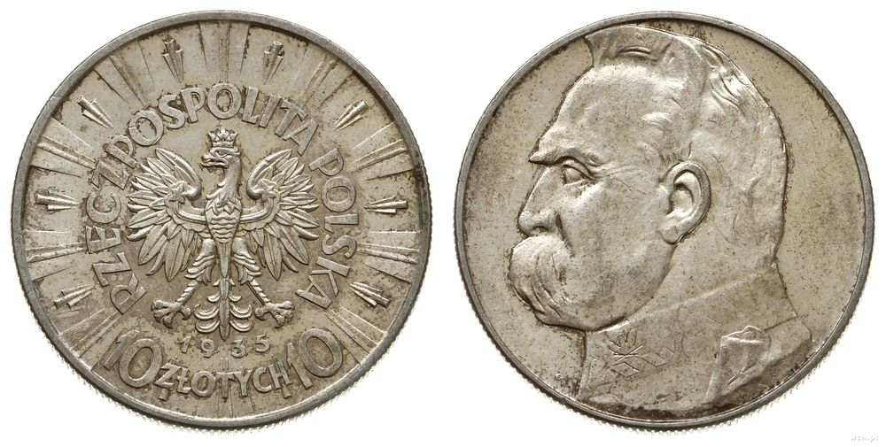 Polska, 10 złotych, 1935