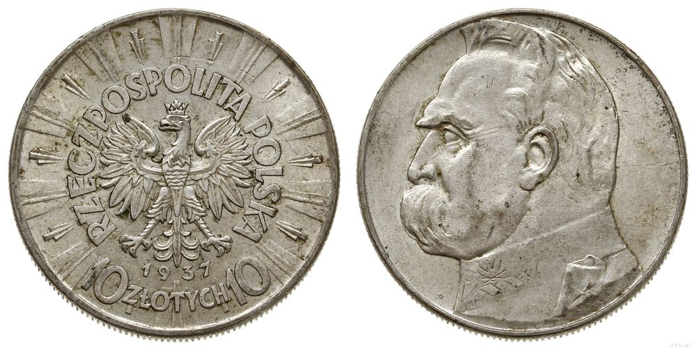 Polska, 10 złotych, 1937