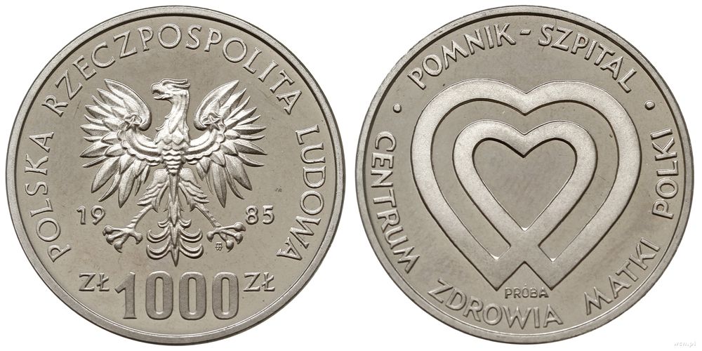 Polska, 1.000 złotych, 1985