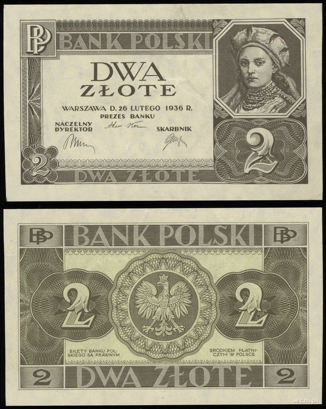 Polska, 2 złote, 26.02.1936