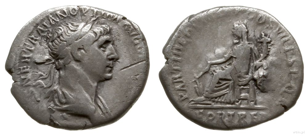 Cesarstwo Rzymskie, denar, 114-117