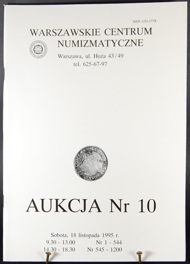 WCN Aukcja nr 10, 18.XI.1995