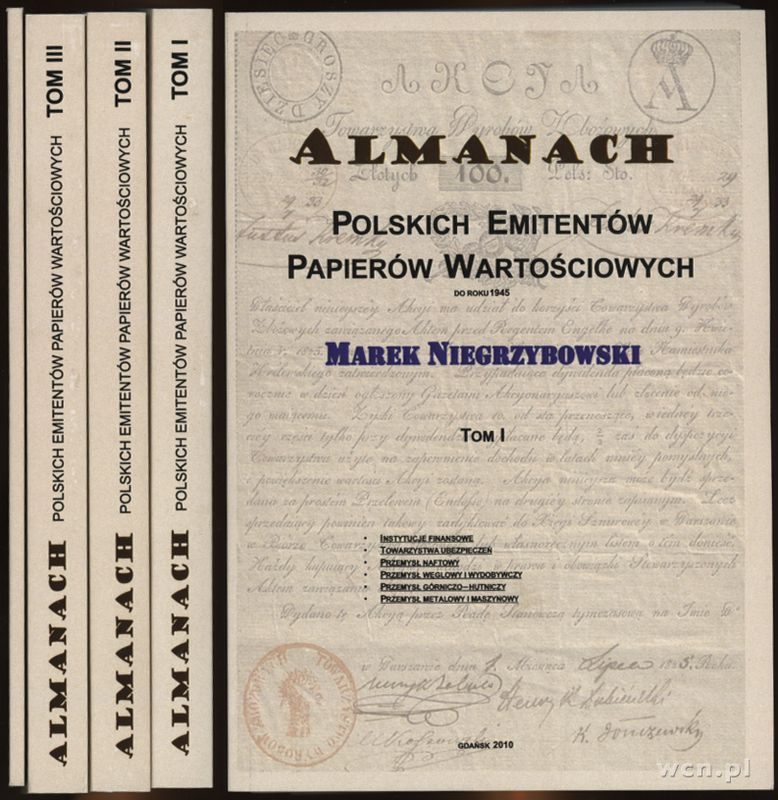 Niegrzybowski Marek - Almanach Polskich Emitentów Papierów Wartościowych, ..
