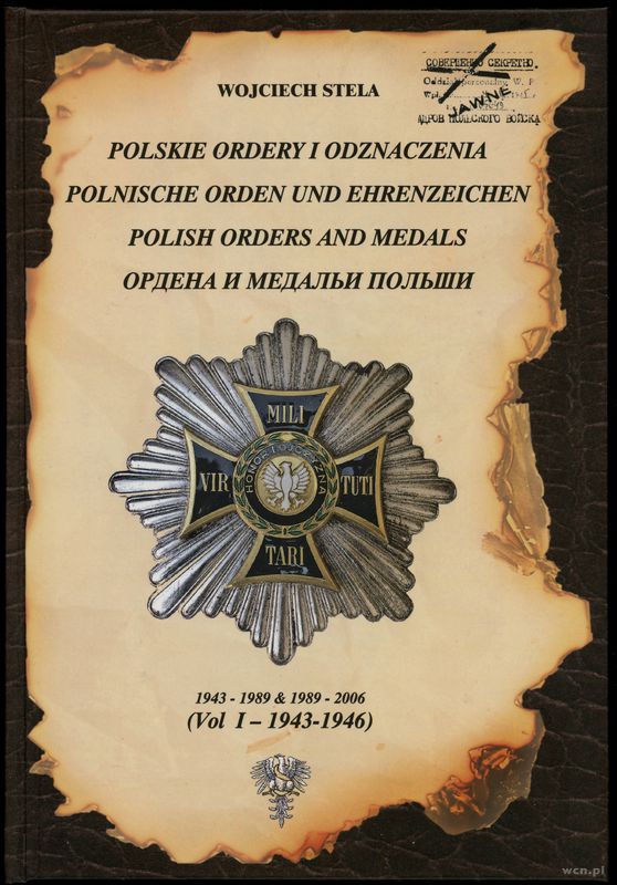 wydawnictwa polskie, Stela Wojciech - Polskie Ordery i Odznaczenia /Polonische Orden und Ehrenz..