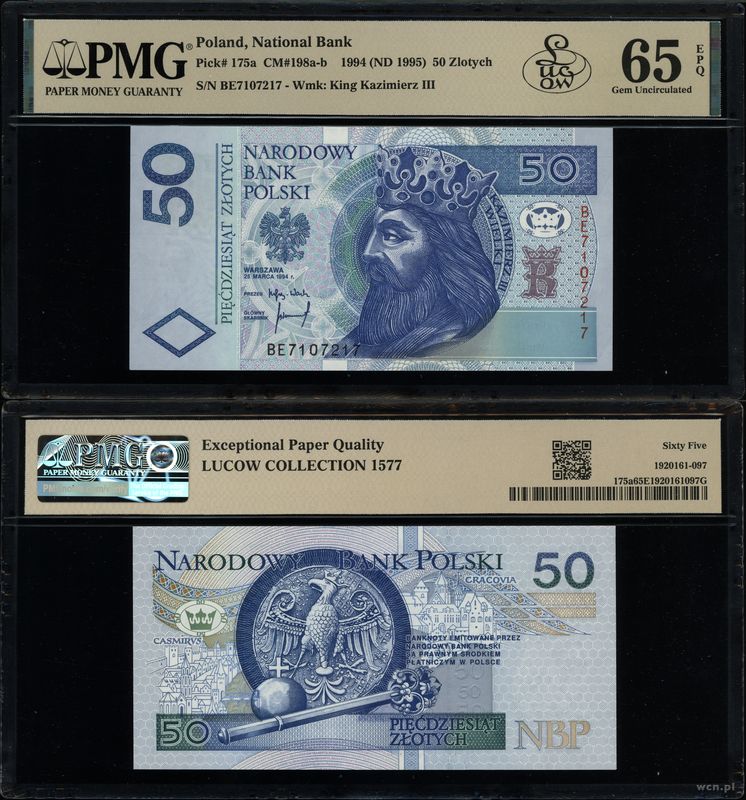 Polska, 50 złotych, 25.03.1994