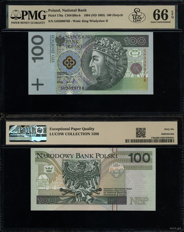 Polska, 100 złotych, 25.03.1994