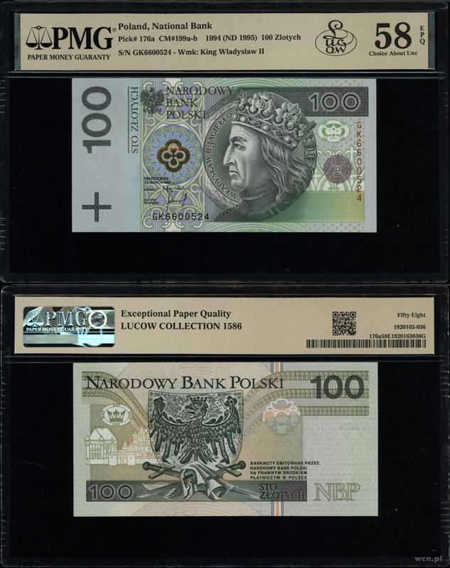 Polska, 100 złotych, 25.03.1994