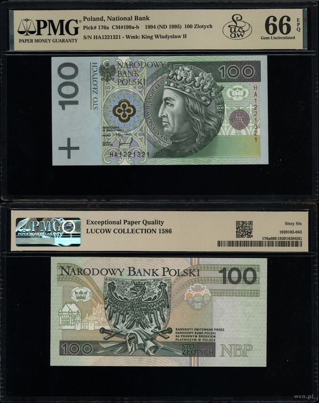 Polska, 100 złotych, 25.03.1994