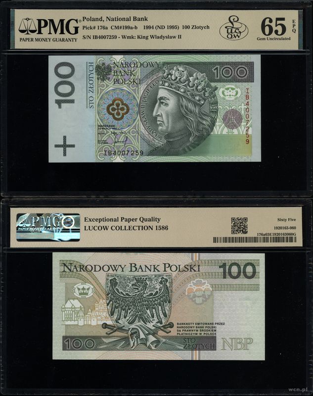 Polska, 100 złotych, 25.03.1994