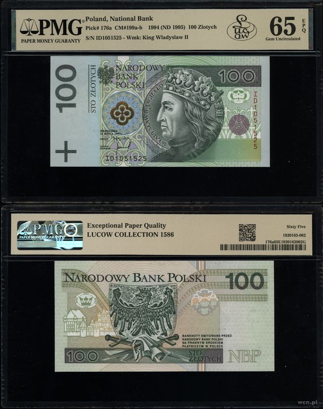 Polska, 100 złotych, 25.03.1994