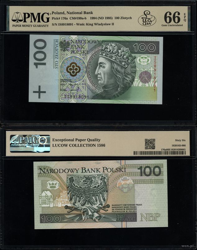 Polska, 100 złotych, 25.03.1994
