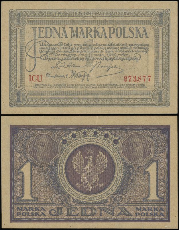 Polska, 1 marka polska, 17.05.1919
