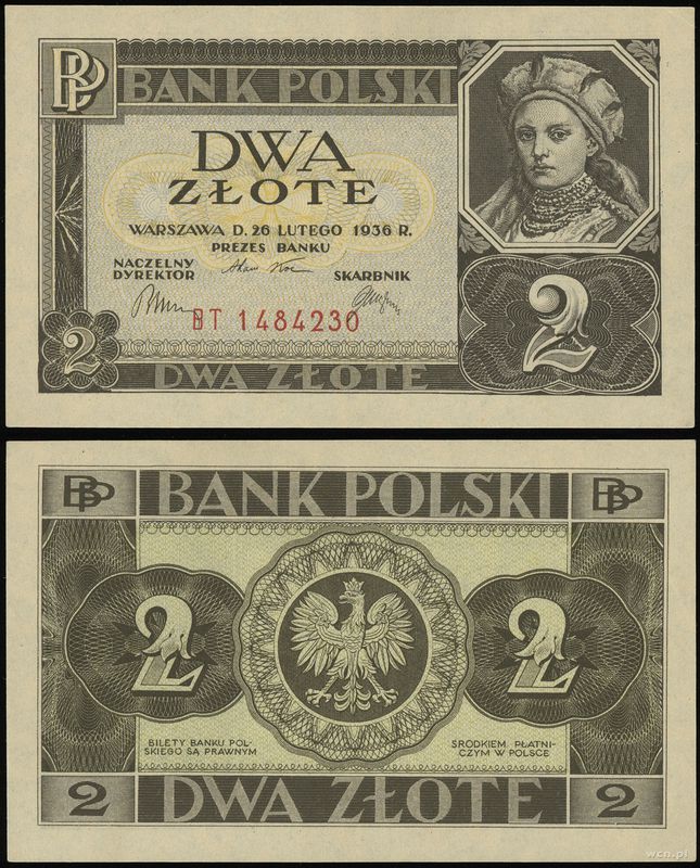 Polska, 2 złote, 26.02.1936