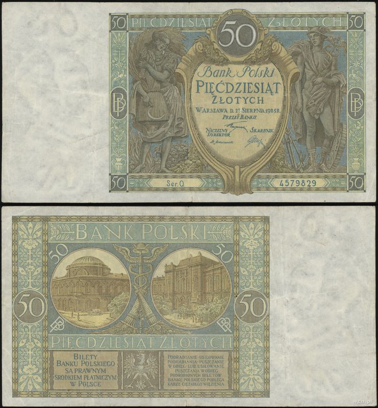 Polska, 50 złotych, 28.08.1925