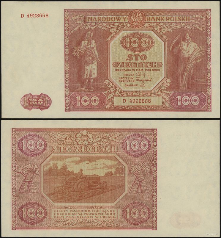 Polska, 100 złotych, 15.05.1946