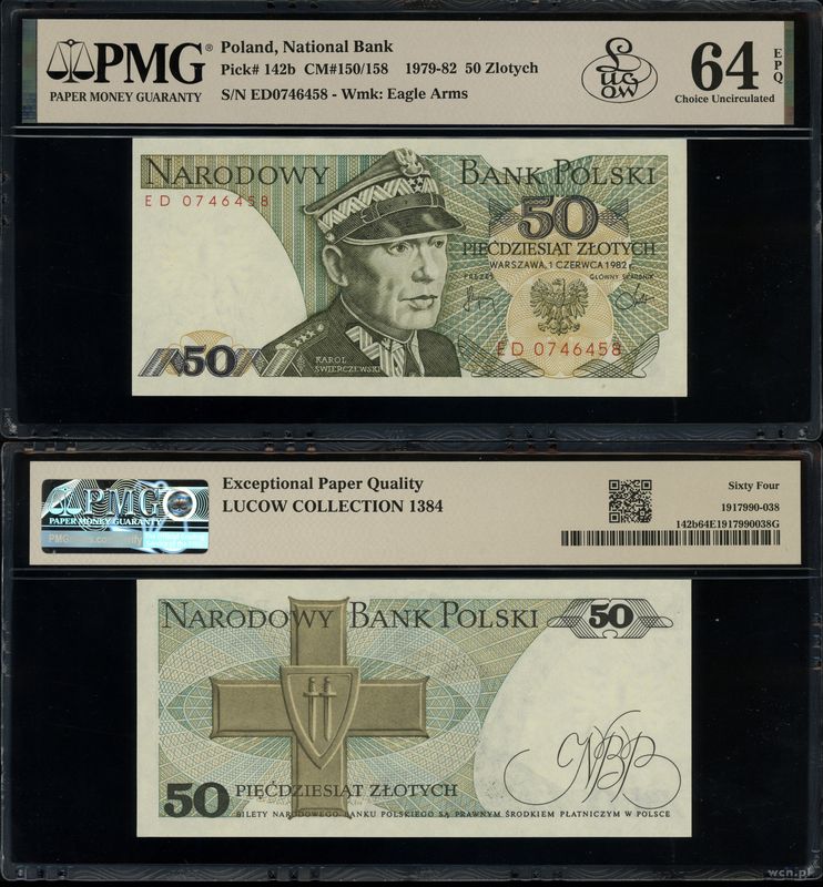 Polska, 50 złotych, 1.06.1982