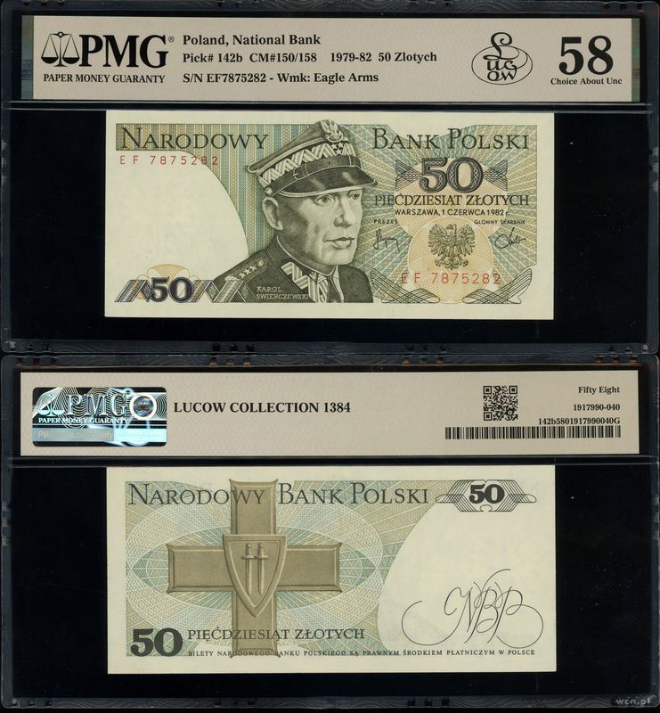 Polska, 50 złotych, 1.06.1982