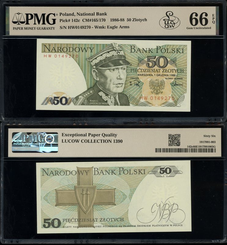 Polska, 50 złotych, 1.12.1988