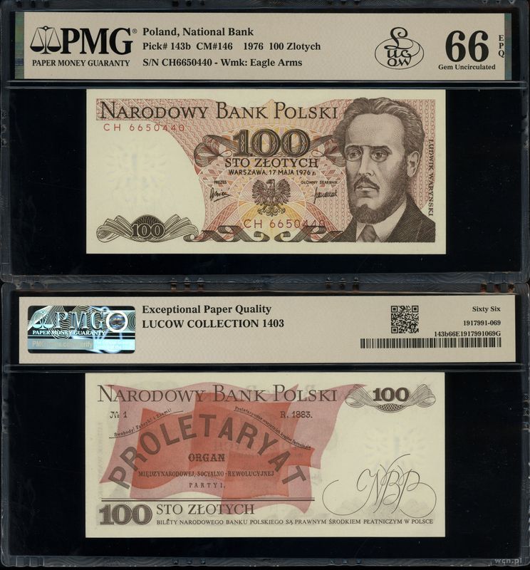 Polska, 100 złotych, 17.05.1976
