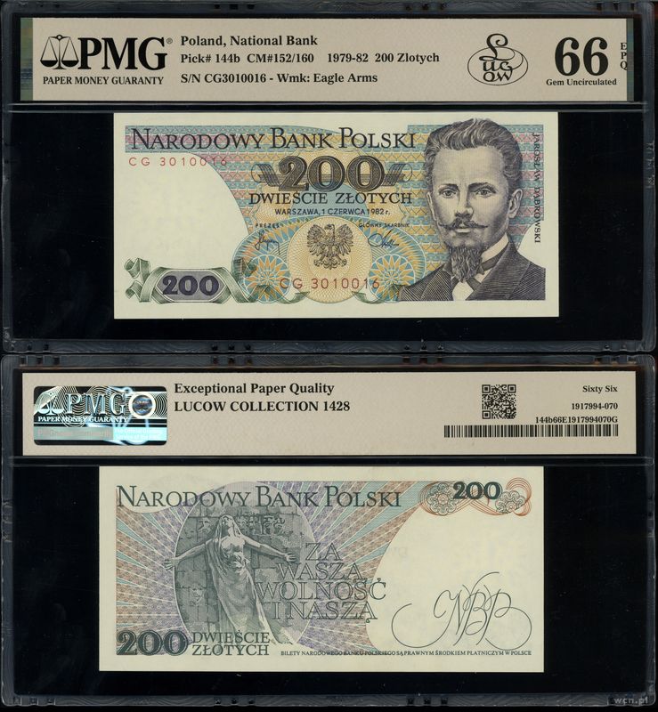 Polska, 200 złotych, 1.06.1982