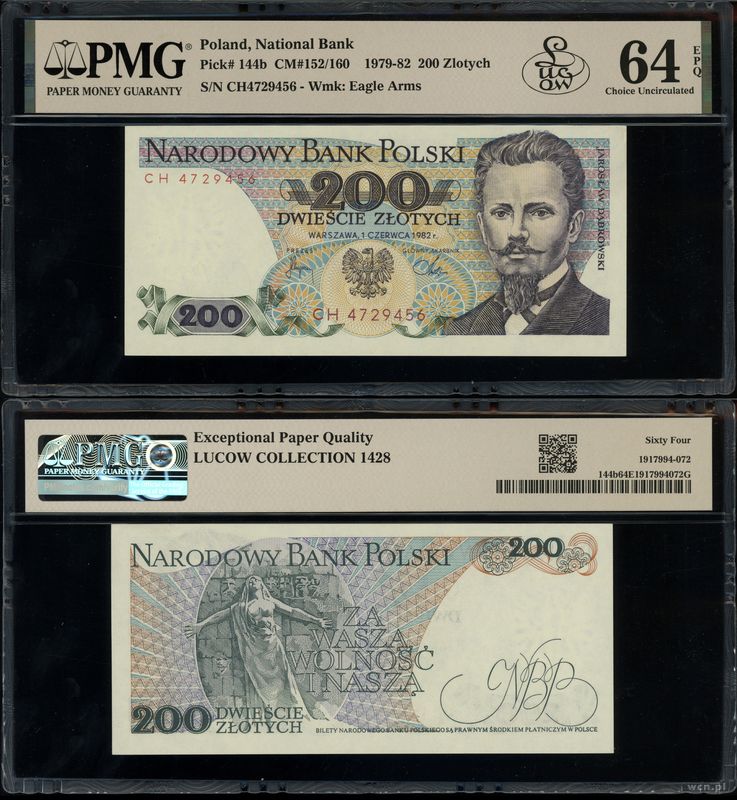 Polska, 200 złotych, 1.06.1982