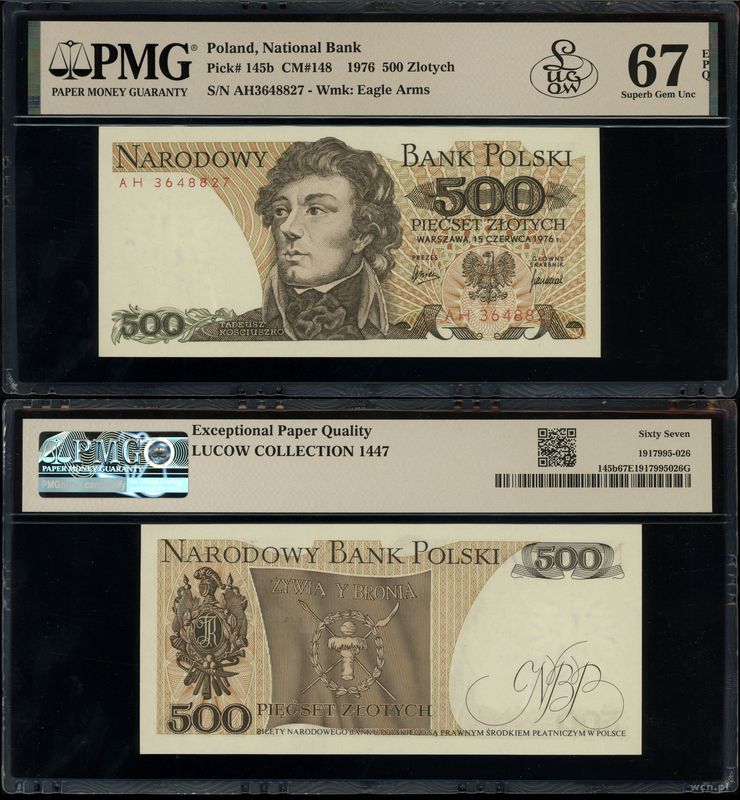 Polska, 500 złotych, 15.06.1976