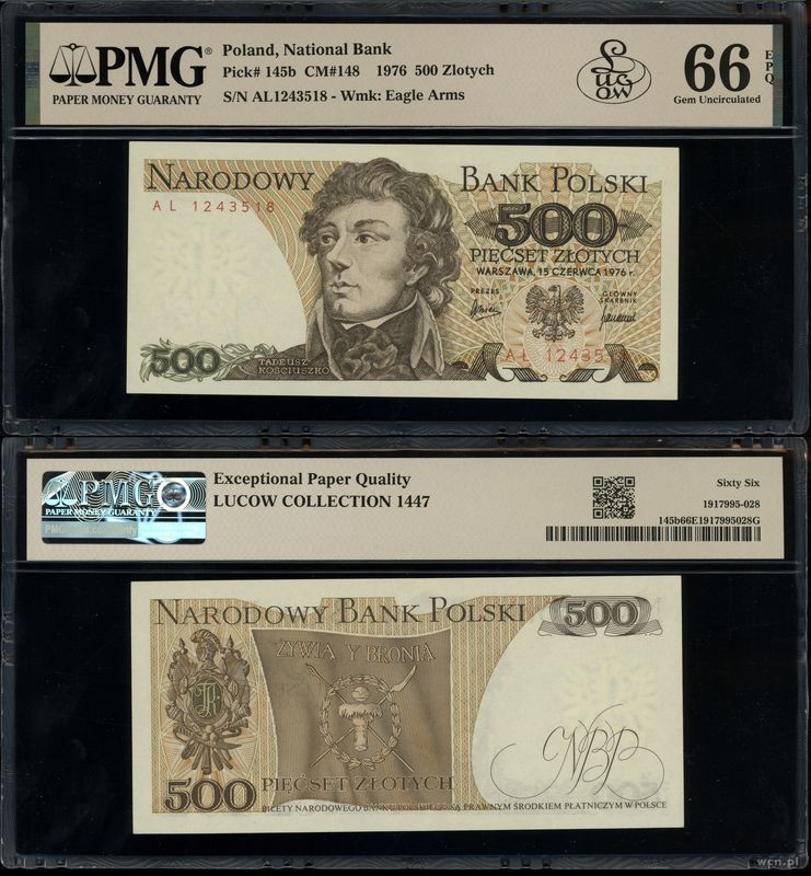 Polska, 500 złotych, 15.06.1976