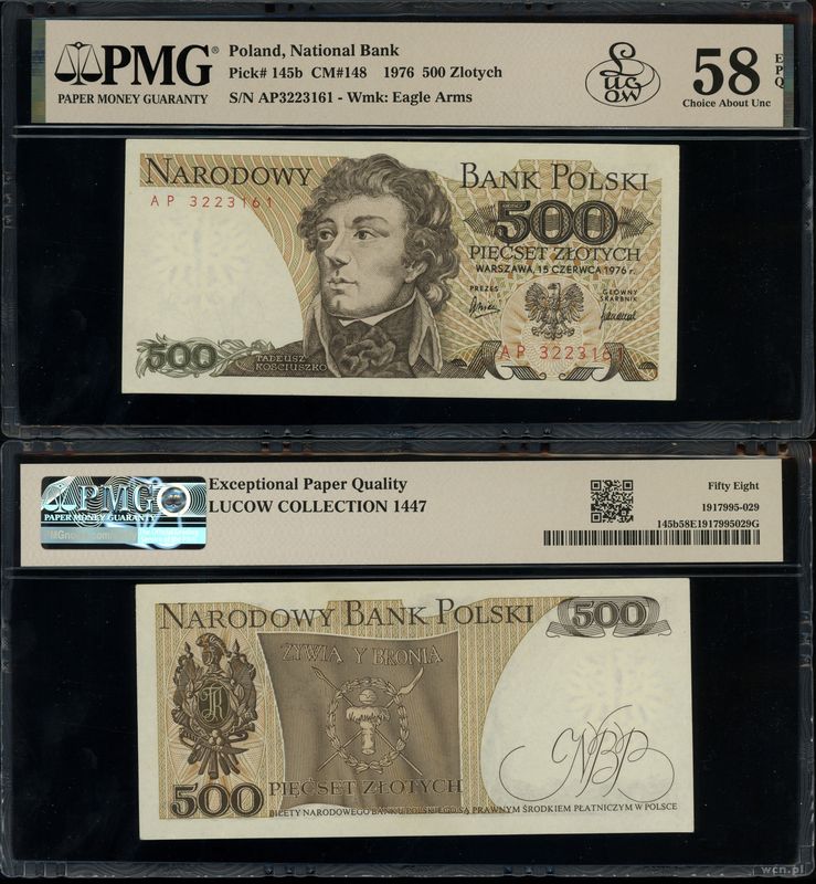 Polska, 500 złotych, 15.06.1976