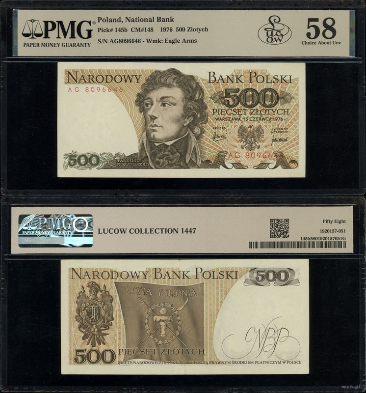 Polska, 500 złotych, 15.06.1976