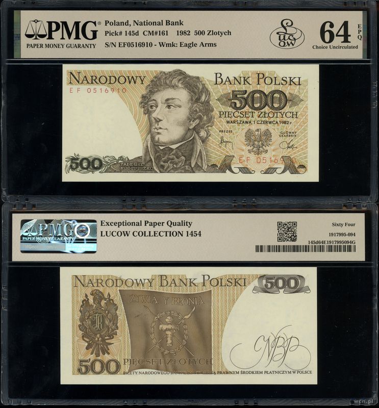 Polska, 500 złotych, 1.06.1982