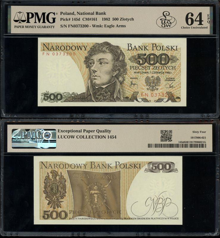Polska, 500 złotych, 1.06.1982