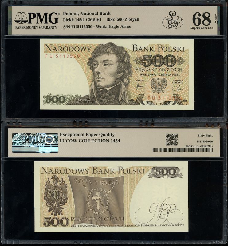Polska, 500 złotych, 1.06.1982