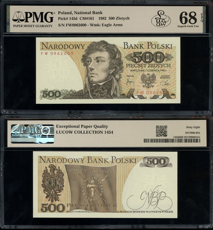 Polska, 500 złotych, 1.06.1982