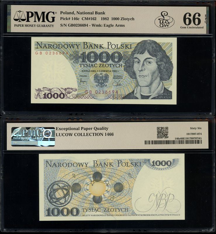 Polska, 1.000 złotych, 1.06.1982