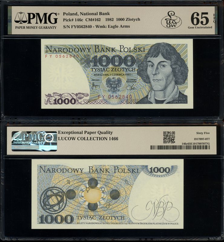 Polska, 1.000 złotych, 1.06.1982
