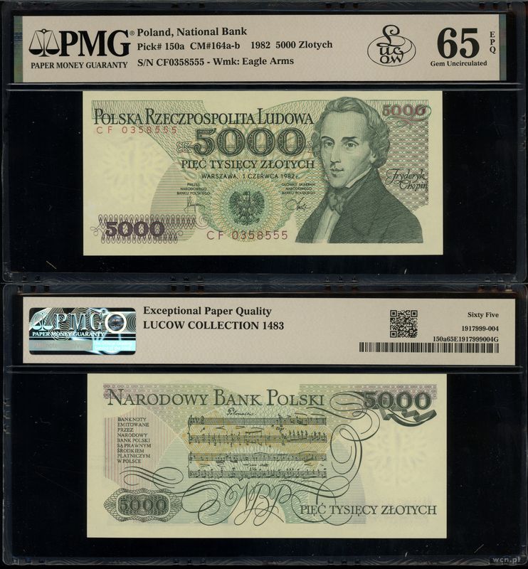 Polska, 5.000 złotych, 1.06.1982