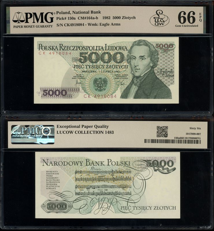 Polska, 5.000 złotych, 1.06.1982